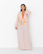 Linen tuxedo abaya.