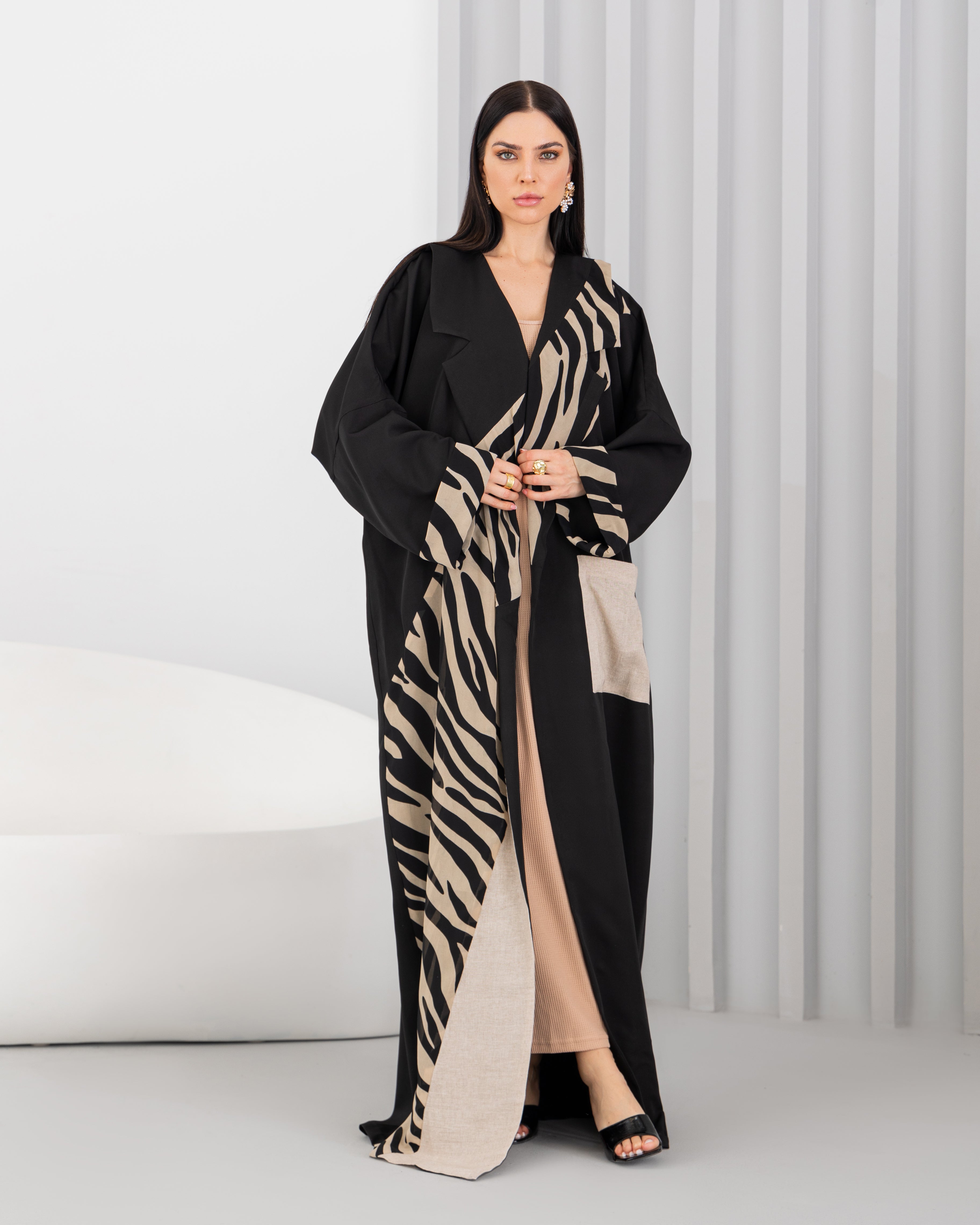 Tiger print abaya.