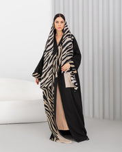 Tiger print abaya.