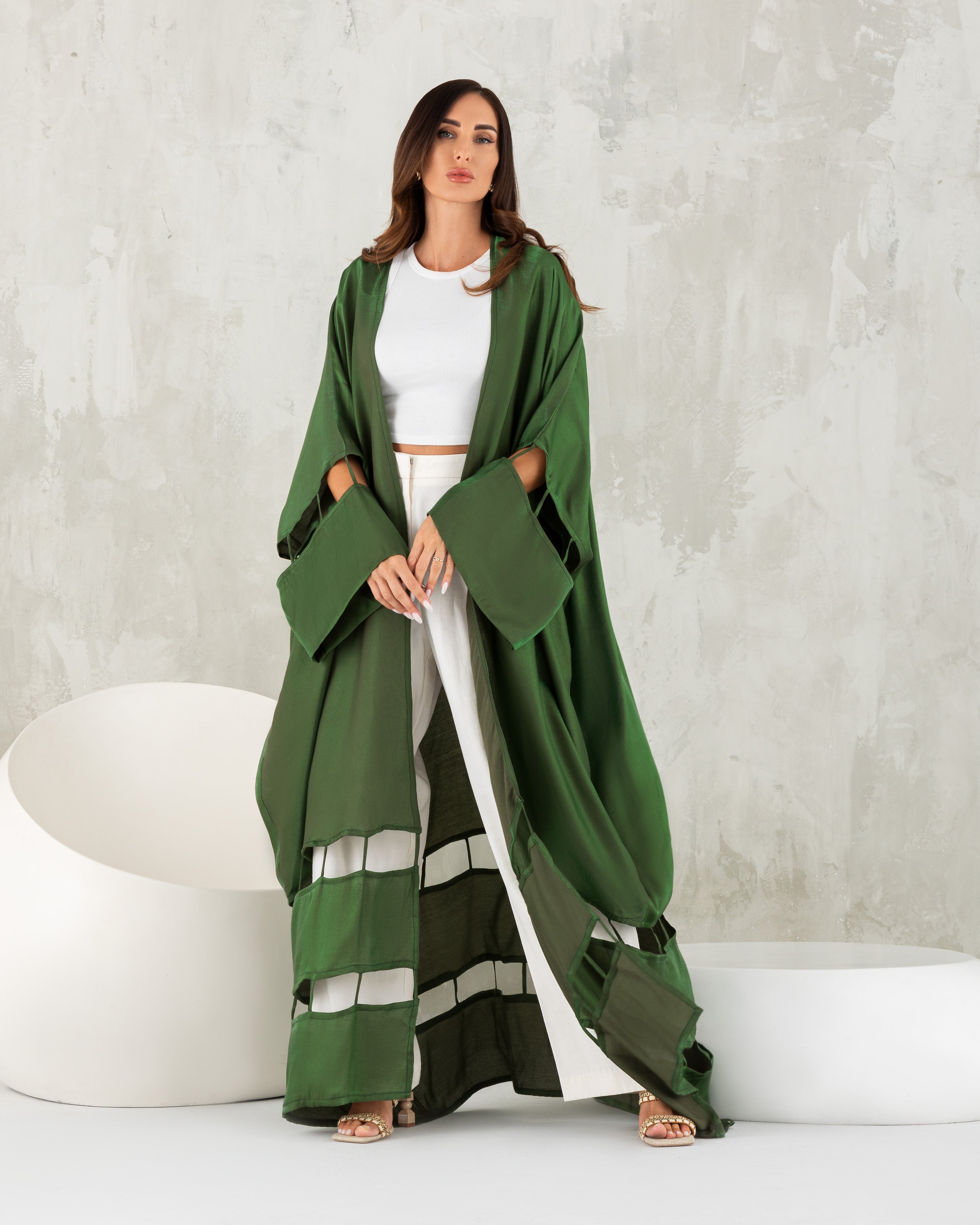 Cut-Out Abaya With Shaila