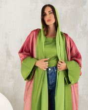 Oversized Abaya With Turn Sleeves