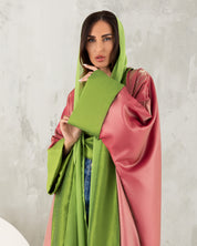 Oversized Abaya With Turn Sleeves