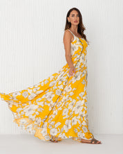 Two-Way Maxi Dress With Inner Blouse