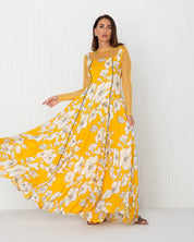 Two-Way Maxi Dress With Inner Blouse